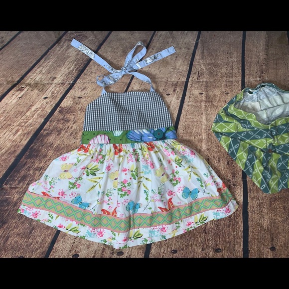 Matilda Jane Tunic Halter Top & Pant set SZ 4 - Picture 6 of 8